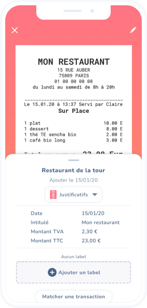 Tiime note de frais Tiime Invoice creation société bilan comptable NEOVI