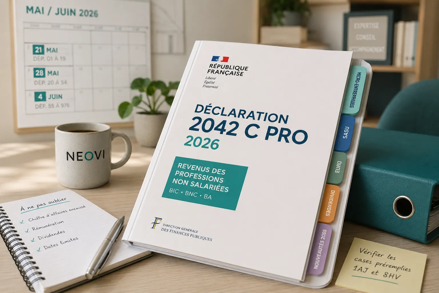 2042 C PRO 2026 : comment remplir votre déclaration d’impôt sur le revenu selon votre statut